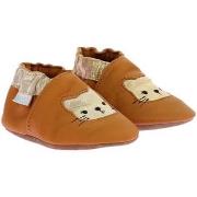 Chaussons bébé Robeez Chaussons Wild Kitten Camel