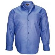 Chemise Doublissimo chemise haut de gamme london bleu