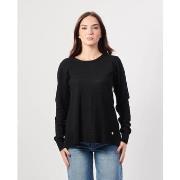 Pull Yes Zee Pull femme noir en viscose mélangée