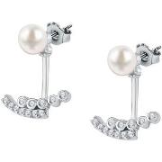 Boucles oreilles Cleor Boucles d'oreilles en argent 925/1000 et perle ...