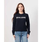 Pull Guess Pull femme à col rond avec log