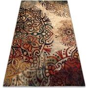 Tapis Rugsx Tapis en laine POLONIA Boho rosette rose 300x400 cm