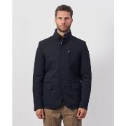 Blouson Yes Zee Veste homme bleue avec gilet et poches