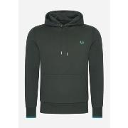 Sweat-shirt Fred Perry Sweat à capuche - vert nuit runaway bay ocean