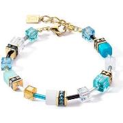 Bracelets Coeur De Lion Bracelet GeoCube Iconic or turquoise