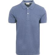 T-shirt Profuomo Piqué Poloshirt Denim Bleu