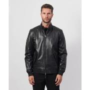 Blouson Harmont &amp; Blaine blouson bomber pour homme en cuir nappa