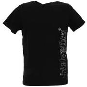 Debardeur Helvetica T-shirt homme Noir - 12HUNTER