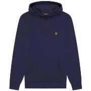 Sweat-shirt Lyle &amp; Scott ML1139V BRUSHED BACK HOODIE-Z271 DARK NAV...