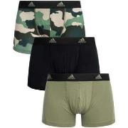 Caleçons adidas Lot de 3 boxers Active Flex en coton