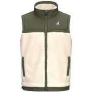 Veste K-Way Gilet Le Vrai 30 Jile Orsetto Beige Cyprs Vert Arctique