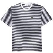 T-shirt Lacoste T shirt homme Ref 63188 522 Rayures