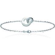 Bracelets Brillaxis Bracelet anneaux entrelacés argent