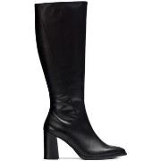 Bottes Wonders BOTA DE CAÑA ALTA DE PIEL NEGRA DAILY M-5425 NEGRO