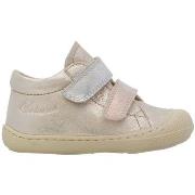 Boots enfant Naturino Chaussures premiers pas en cuir platine CORKEL V...