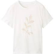 T-shirt Tom Tailor Tee Shirt Whisper White