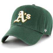 Casquette '47 Brand 47 CAP MLB OAKLAND ATHLETICS CLEAN UP DARK GREEN