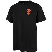 T-shirt '47 Brand 47 TEE MLB SAN FRANCISCO GIANTS BACKER ECHO JET BLAC...