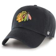 Casquette '47 Brand 47 CAP NHL CHICAGO BLACKHAWKS CLEAN UP BLACK