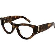 Lunettes de soleil Saint Laurent SL M94 OPT Cadres Optiques, Havana/Tr...