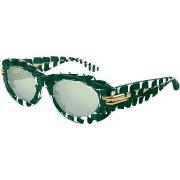 Lunettes de soleil Bottega Veneta BV1322S Lunettes de soleil, Vert/Ver...