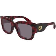 Lunettes de soleil Gucci GG1663S Lunettes de soleil, Havana/Violet, 52...