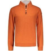 Sweat-shirt New Zealand Auckland NZA Pull Samuel Demi-Zip Orange