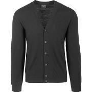 Sweat-shirt Olymp Cardigan Laine Noir