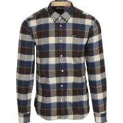 Chemise Barbour Chemise Valley Carreaux Marron Bleu