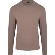 T-shirt Suitable Respect Longsleeve Heavy T-shirt Taupe