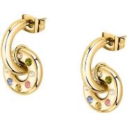 Boucles oreilles Morellato Boucles d'oreilles en acier et zircon