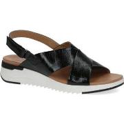 Sandales Caprice black naplak casual open sandals