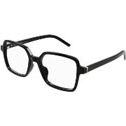 Lunettes de soleil Saint Laurent SL M139 Cadres Optiques, Noir/Transpa...