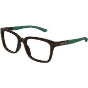 Lunettes de soleil Gucci GG1738O Cadres Optiques, Havana/Transparent, ...