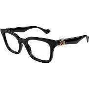 Lunettes de soleil Gucci GG1728O Cadres Optiques, Noir/Transparent, 51...