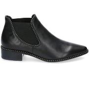 Bottines Stephen Allen BOTÍN NEGRO DE PIEL CON TACHUELAS EOLO