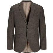 Veste Jack &amp; Jones 12260390 WINTER TWILL BLAZER-SLATE BLACK