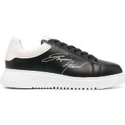 Baskets basses Emporio Armani black off white casual closed sneaker