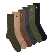 Chaussettes hautes Polo Ralph Lauren PRFRMNC CTNC-CREW SOCK-6 PACK