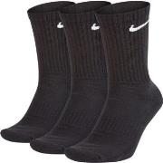 Chaussettes Nike CHAUSSETTES U NK EVERYDAY CSH 3PR - Noir - L