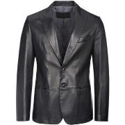 Veste D&amp;G veste en cuir noir