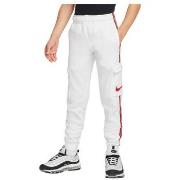 Jogging enfant Nike JOGGING CARGO B NSW REPEAT - SUMMIT WHITE - S