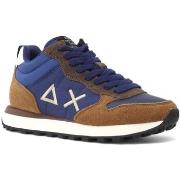 Chaussures Sun68 Running Tom 2.0 Solid Sneaker Uomo Navy Blue Z44108