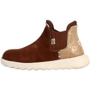 Boots HEYDUDE Bottine Cuir Branson W Suede Novelty