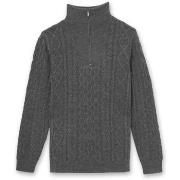 Pull Daxon by - Pull col camionneur zippé 30% laine