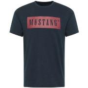 T-shirt Mustang T-shirt coton col rond droit AUSTIN