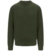 Pull K-Way Pull vert en laine mrinos mlange Verin