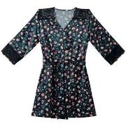 Pyjamas / Chemises de nuit Pomm'poire Kimono noir Impériale