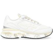 Baskets Premiata Baskets Moerund en cuir blanc et nylon