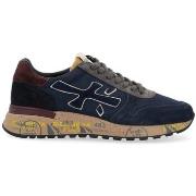 Baskets Premiata Baskets Mick en daim et nylon bleu